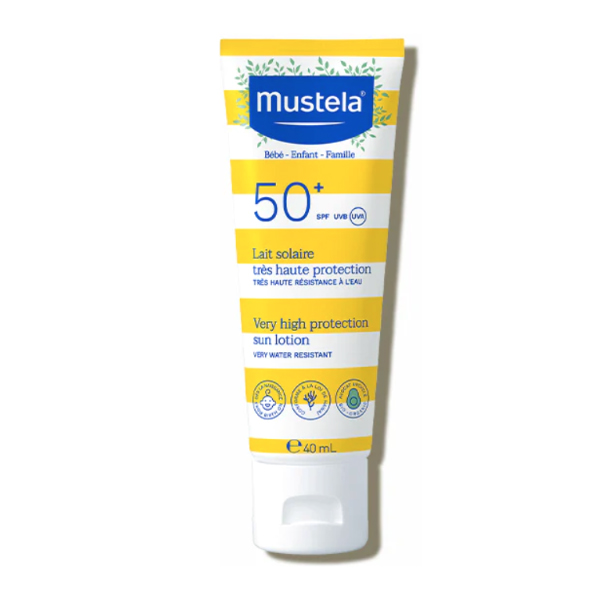 MUSTELA LECHE SOLAR MUY ALTA PROTECCION SPF50 (40ML)