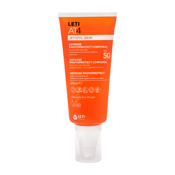 LETI LABORATORIOS LETI AT4 DEFENSE PHOTOPROTECT CORPORAL SPF50 (200ML)
