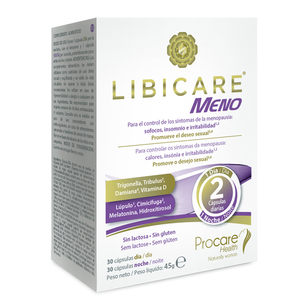 PROCARE HEALTH LIBICARE MENO 100% NATURAL (30 CAPS. DIA+ 30CAPS. NOCHE)