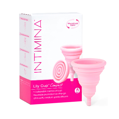 INTIMINA Lily Cup Compact Copa Menstrual Plegable (Tamaño A)