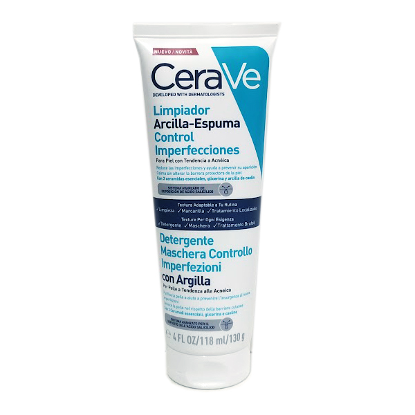 CERAVE LIMPIADOR ARCILLA-ESPUMA (118ML)