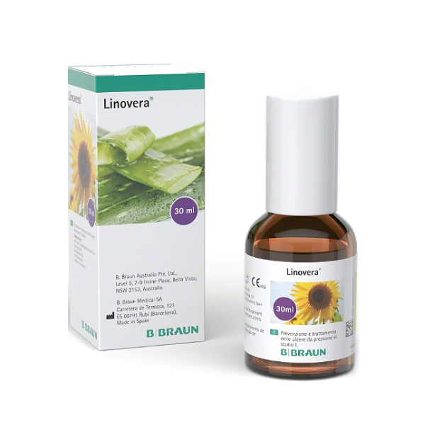 B.BRAUN LINOVERA ACEITE SPRAY Úlceras Vasculares y pie diabético (30ML)  