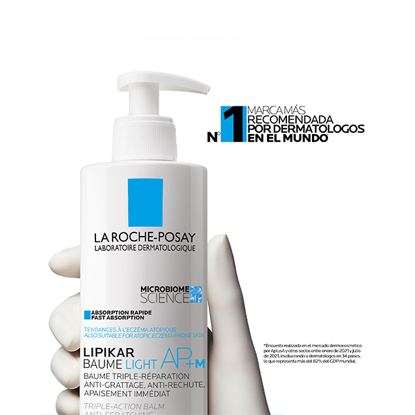LA ROCHE POSAY LIPIKAR BAUME LIGHT AP+M BÁLSAMO LIGERO HIDRATANTE CORPORAL ANTI-PICOR ANTI-REAPARICIÓN PARA PIELES CON TENDENCIA ATÓPICA (400ML)