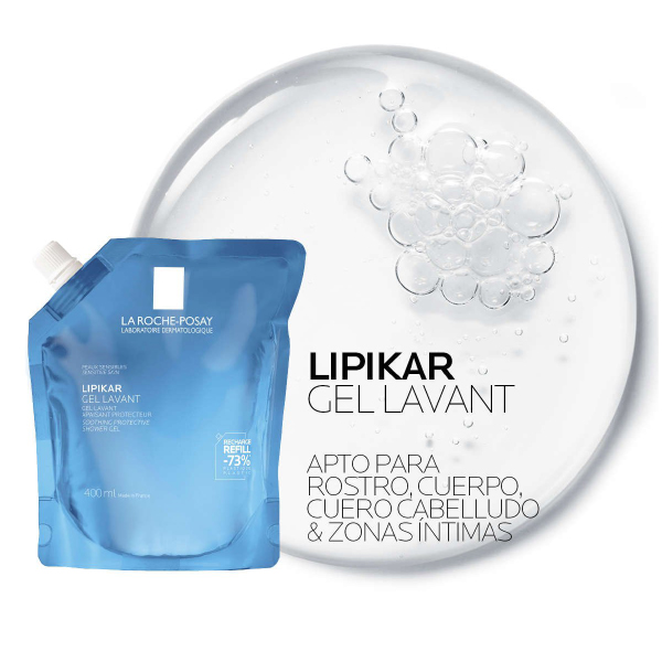 LA ROCHE POSAY LIPIKAR GEL LAVANTE RECARGA (400ML)
