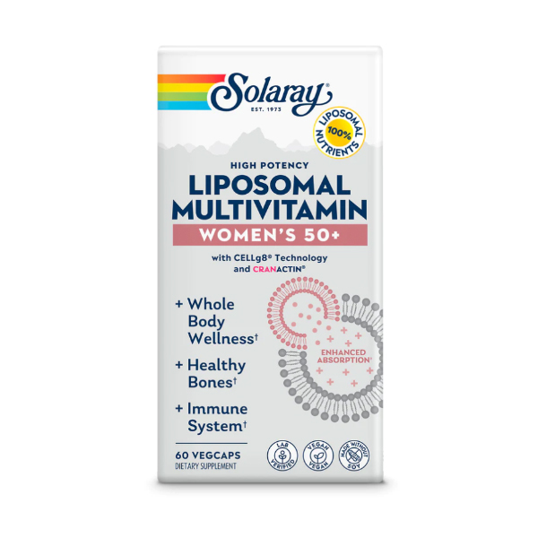 SOLARAY LIPOSOMAL MULTIVITAMIN WOMEN’S 50+ (60 VEGCAPS)	