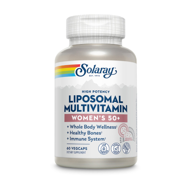 SOLARAY LIPOSOMAL MULTIVITAMIN WOMEN’S 50+ (60 VEGCAPS)	
