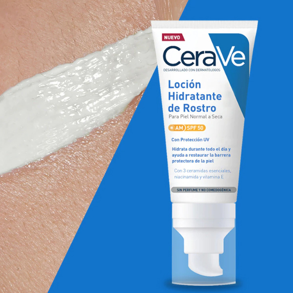 CERAVE LOCIÓN HIDRATANTE FACIAL SPF50 (52ML)