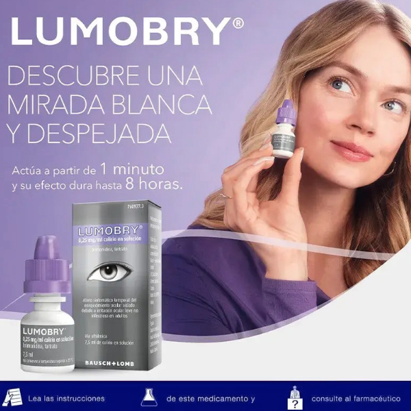 BAUSCH&LOMB LUMOBRY 0,25 MG/ML COLIRIO EN SOLUCION (1 FRASCO 10ML)