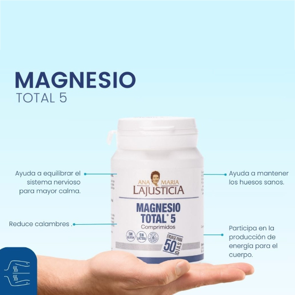 ANA MARIA LAJUSTICIA MAGNESIO TOTAL 5 SALES (100 COMPRIMIDOS)