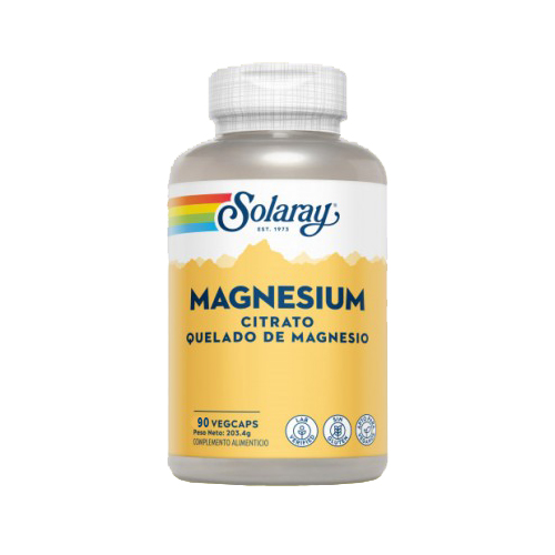 SOLARAY MAGNESIUM CITRATO QUELADO DE MAGNESIO (90Vegcaps)