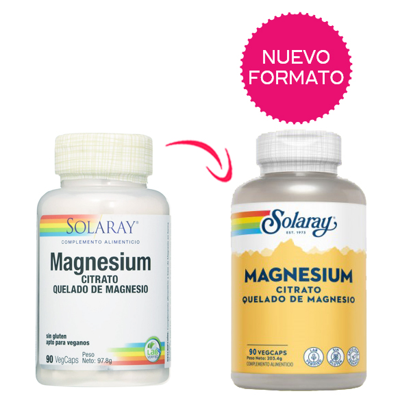 SOLARAY MAGNESIUM CITRATO QUELADO DE MAGNESIO (90Vegcaps)