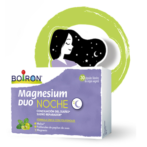 BOIRON MAGNESIUM DUO NOCHE POLIFENOLES (30 CAPS.VEGETALES BLANDAS)