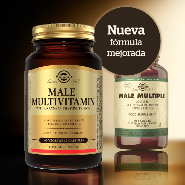 SOLGAR MALE MULTIPLE ESPECIFICO HOMBRE  (60 CAPS.VEGETALES)