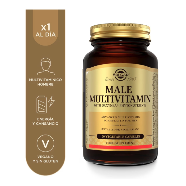 SOLGAR MALE MULTIPLE ESPECIFICO HOMBRE  (60 CAPS.VEGETALES)