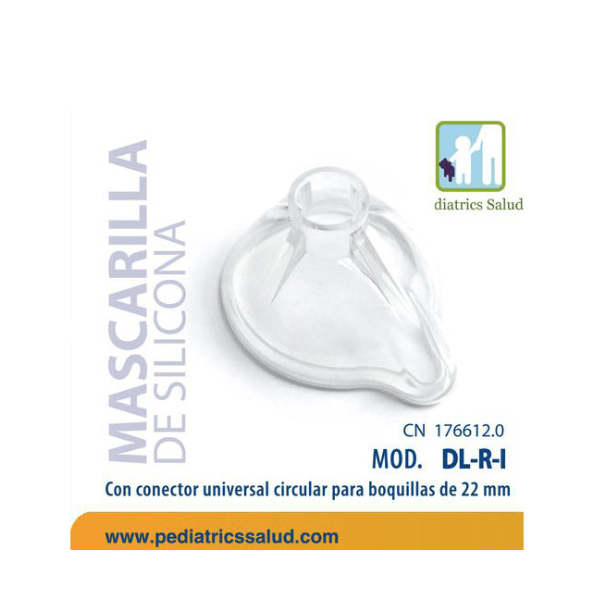 SISFARMA MASCARILLA DE SILICONA PEDIATRICS 0-18M (KRT-R-I)