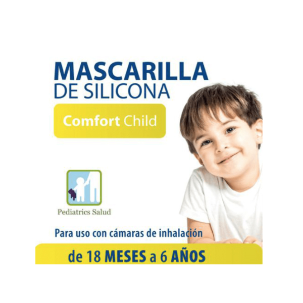 SISFARMA MASCARILLA DE SILICONA PEDIATRICS SALUD 18m -6 AÑOS (KRT-R-C)