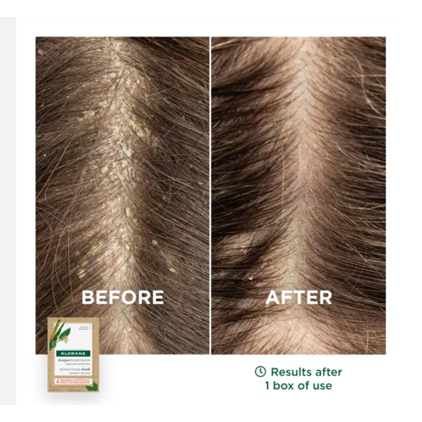 KLORANE MASCARILLA ANTICASPA GALANGA EN POVO (8 SOBRES x 3 G)