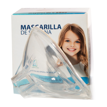 SISFARMA MASCARILLA DE SILICONA PEDIATRICS SALUD MAYORES DE 6 AÑOS (KRT-R-L)