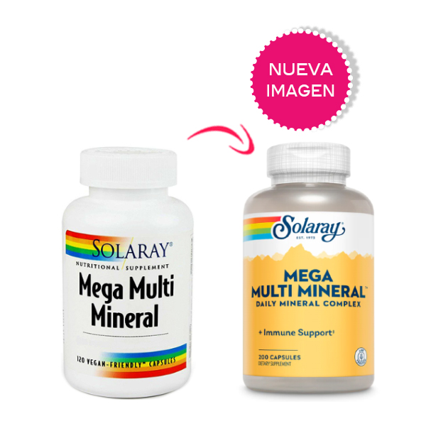 Comprar SOLARAY Mega Multi Mineral (120 vegcaps) a precio online