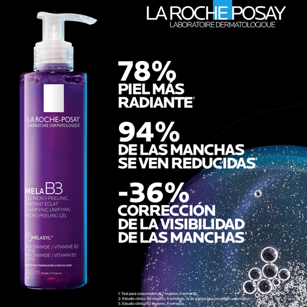 LA ROCHE POSAY MELA B3 GEL LIMPIADOR EXFOLIANTE ANTI MANCHAS (200ML)