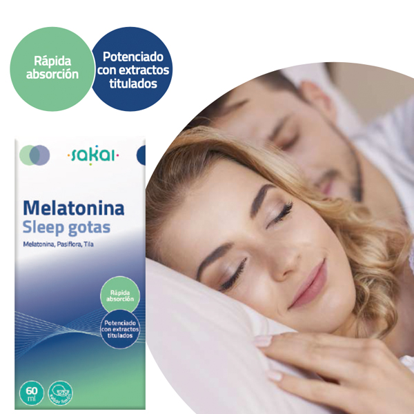 SAKAI LABORATORIOS MELATONINA SLEEP GOTAS sublingual (60ML)