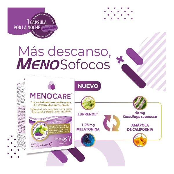 PROCARE HEALTH MENOCARE 100% NATURAL (30 CÁPSULAS)