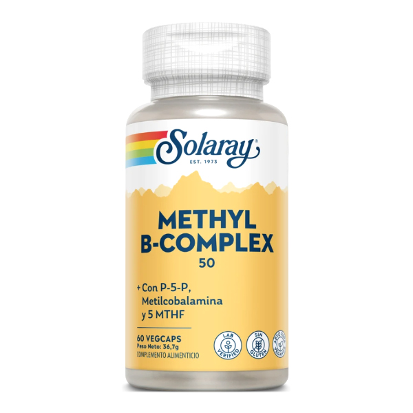SOLARAY METHYL B-COMPLEX 50  (60 VEG.CÁPSULAS)