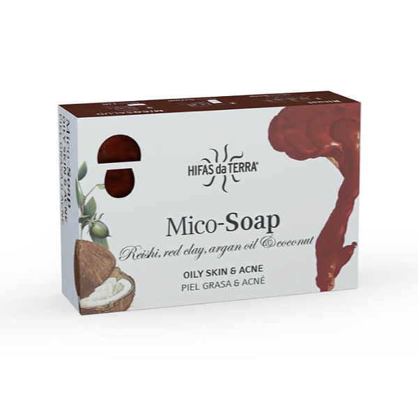 HIFAS DA TERRA MICO-SOAP JABON REISHI + ARGAN PASTILLA (2 x 75G)