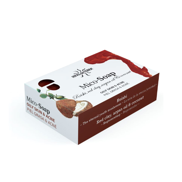HIFAS DA TERRA MICO-SOAP JABON REISHI + ARGAN PASTILLA (2 x 75G)