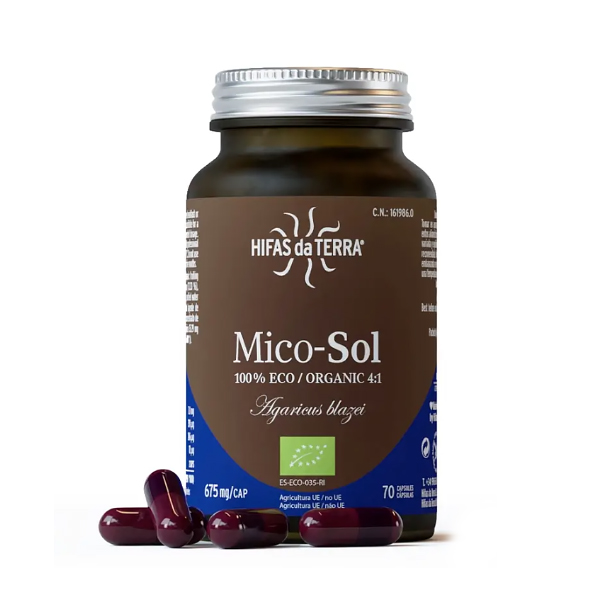 HIFAS DA TERRA MICO-SOL CHAMPIÑON DE SOL (70 CÁPS.VEGETALES)