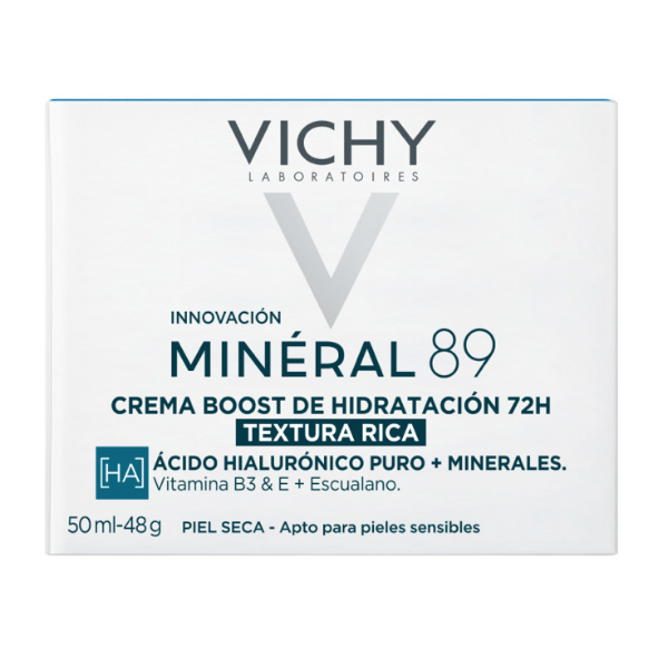 VICHY Mineral 89 CREMA HIDRATANTE 72H RICA (50ml)
