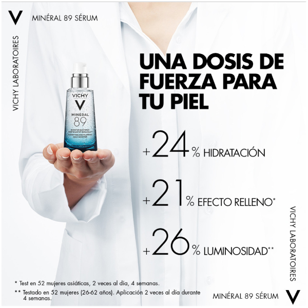 VICHY MINERAL 89 SÉRUM CONCENTRADO FORTIFICANTE CON ÁCIDO HIALURÓNICO (75ML)