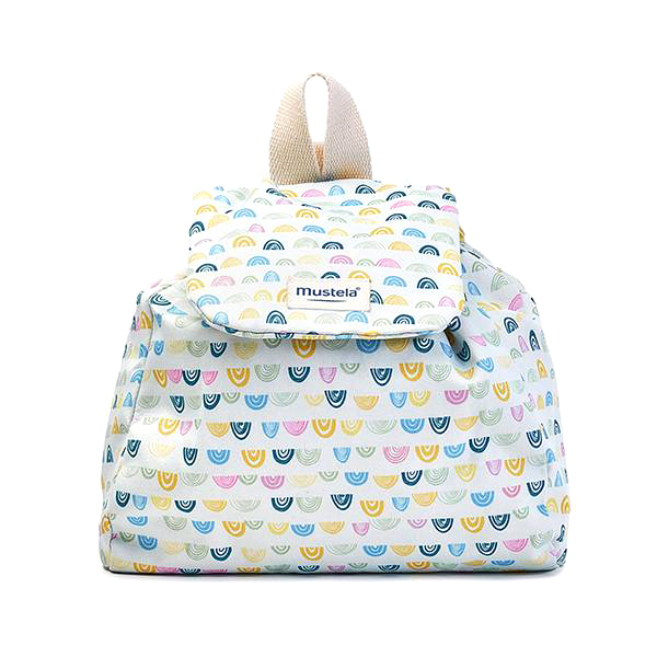 MUSTELA MOCHILA LITTLE MOMENTS ARCO IRIS