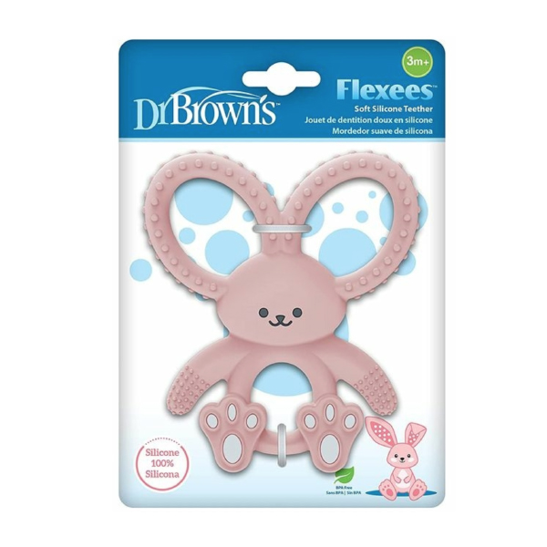 DR. BROWN´S Mordedor Conejito ROSA +3M