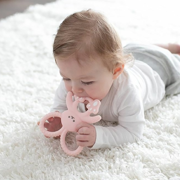 DR. BROWN´S Mordedor Conejito ROSA +3M