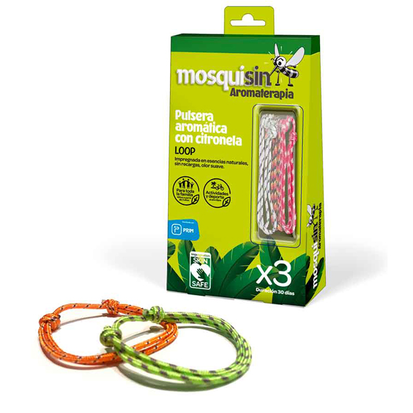 PRIM FARMA MOSQUISIN PULSERA LOOP AROMÁTICA CITRONELA (30 DIAS)