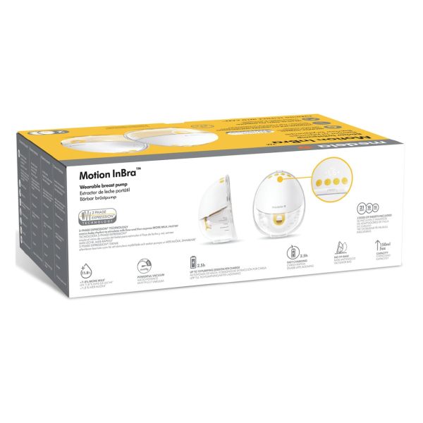 MEDELA MOTION IN BRA SACALECHES PORTATIL DISCRETO (2 UNIDADES)