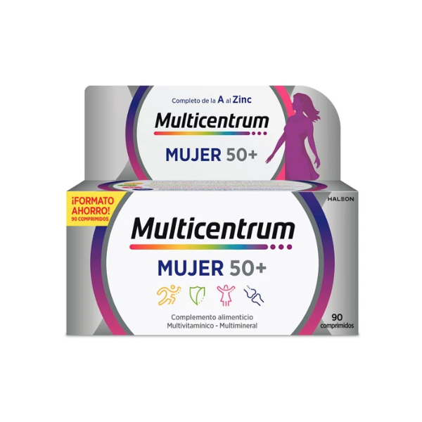 HALEON MULTICENTRUM MUJER 50+ (90 COMPRIMIDOS)			