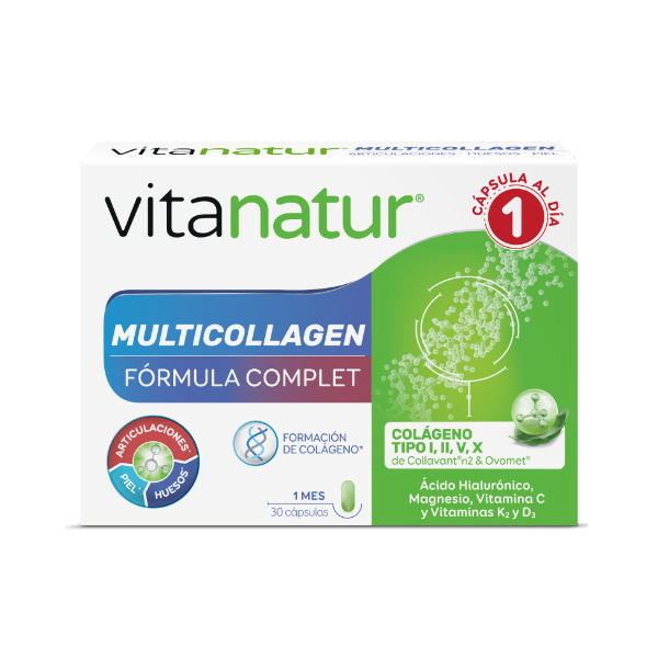 VITANATUR MULTICOLLAGEN 4 tipos de colágeno (30 CÁPSULAS)