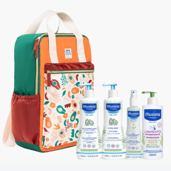 MUSTELA MUSTELA MOCHILA FAMILY ADVENTURES TERRACOTA