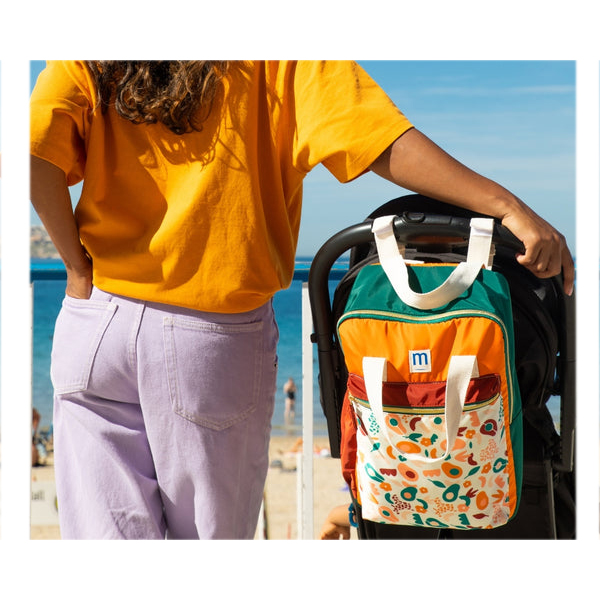 MUSTELA MUSTELA MOCHILA FAMILY ADVENTURES TERRACOTA