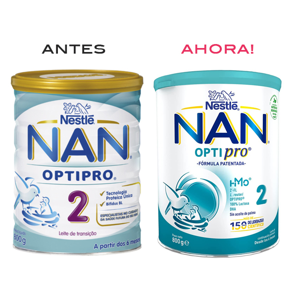 NESTLÉ NAN 2 OPTIPRO PACK AHORRO (800g x 2 UNIDADES)