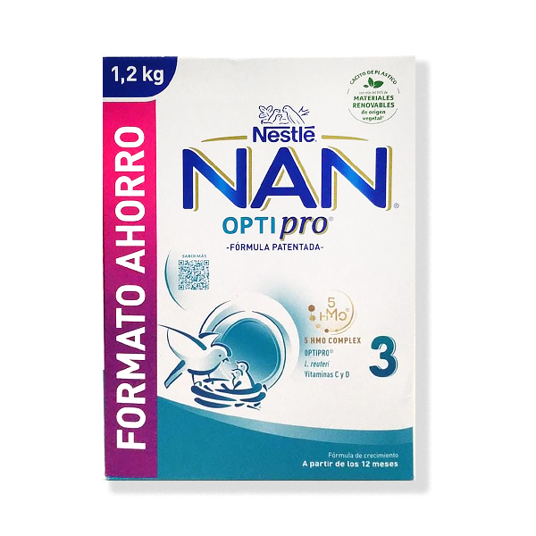 NESTLÉ NAN 3 OPTIPRO FORMATO AHORRO (1.200g)