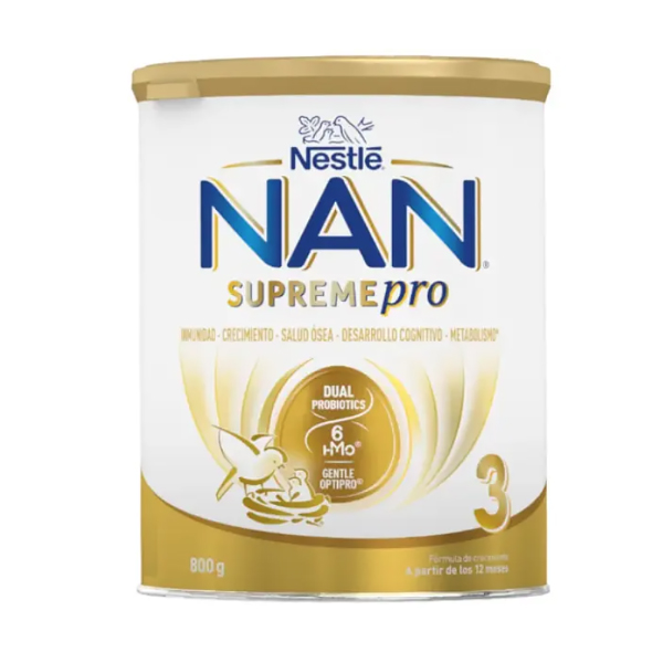 NESTLÉ NAN SUPREME PRO 3 LECHE CRECIMIENTO (800G)	
