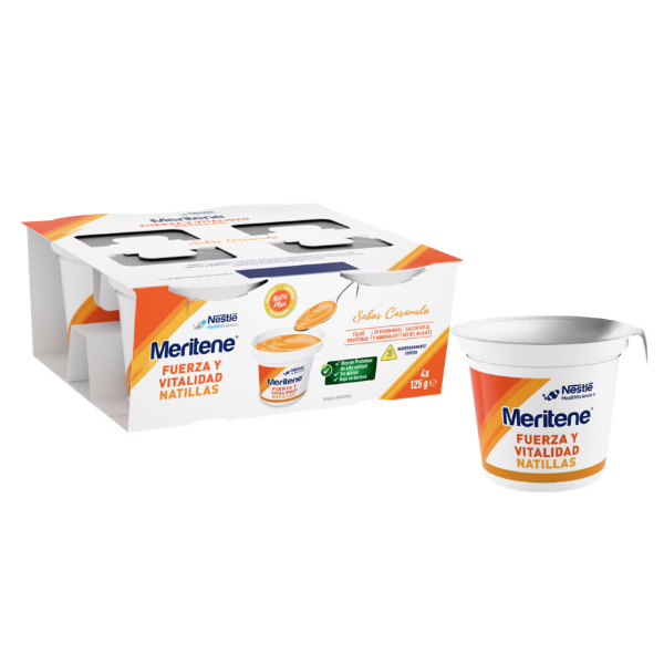 MERITENE NATILLAS CARAMELO (4 UNIDADES X 125G) NOVEDAD!