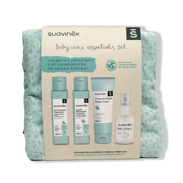 SUAVINEX SET ESSENTIAL CARE BABY (COLOR AZUL)