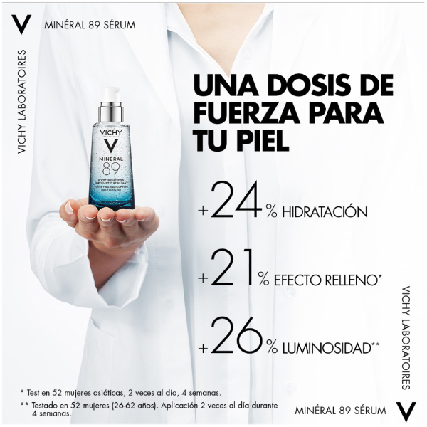 VICHY NECESER MINÉRAL 89 SÉRUM CONCENTRADO FORTIFICANTE CON ÁCIDO HIALURÓNICO (50ML)