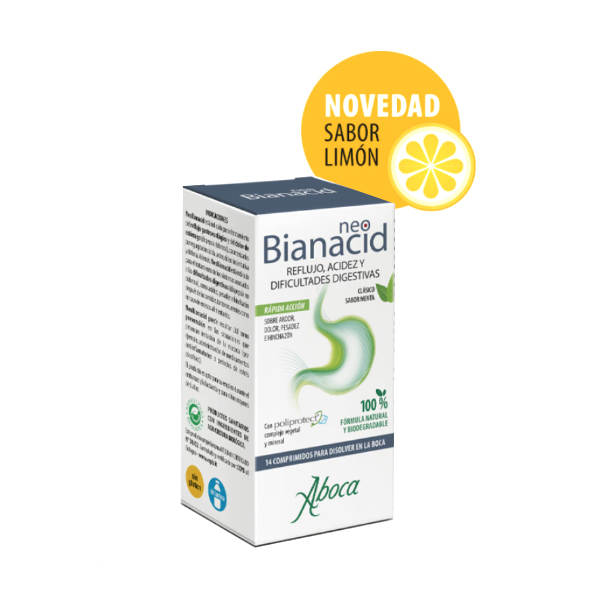 ABOCA NEOBIANACID (14 COMPRIMIDOS MASTICABLES LIMON)