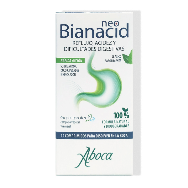 ABOCA NEOBIANACID (14 COMPRIMIDOS MASTICABLES LIMON)