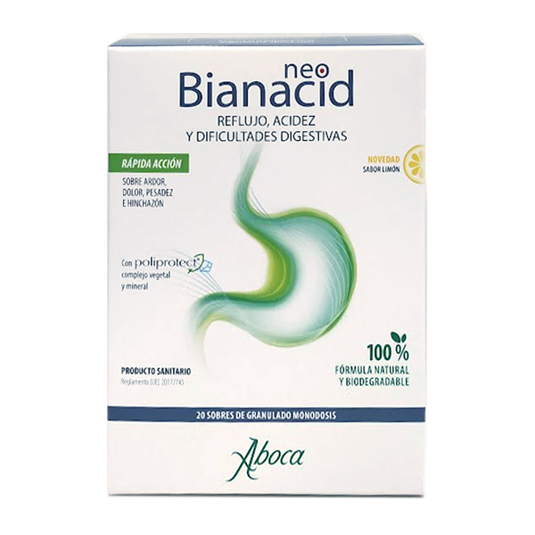 ABOCA NEOBIANACID  SABOR LIMÓN (20 SOBRES)